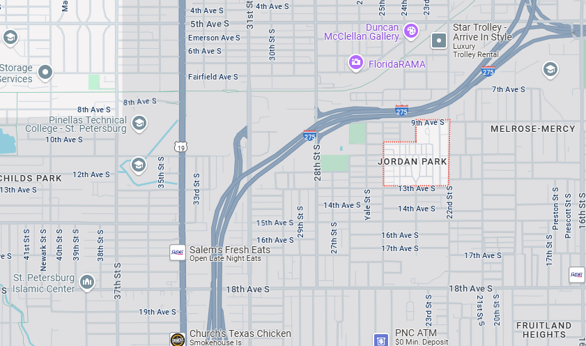 Jordan Park affordable housing community in St. Petersburg Florida